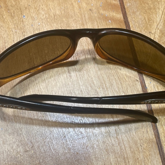 ICICLES Sunglasses Made in Italy Black/Amber Lens Motorcycle Slider UNISEX - Picture 16 of 16